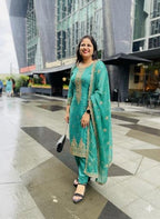 Surili Chiffon - Blue