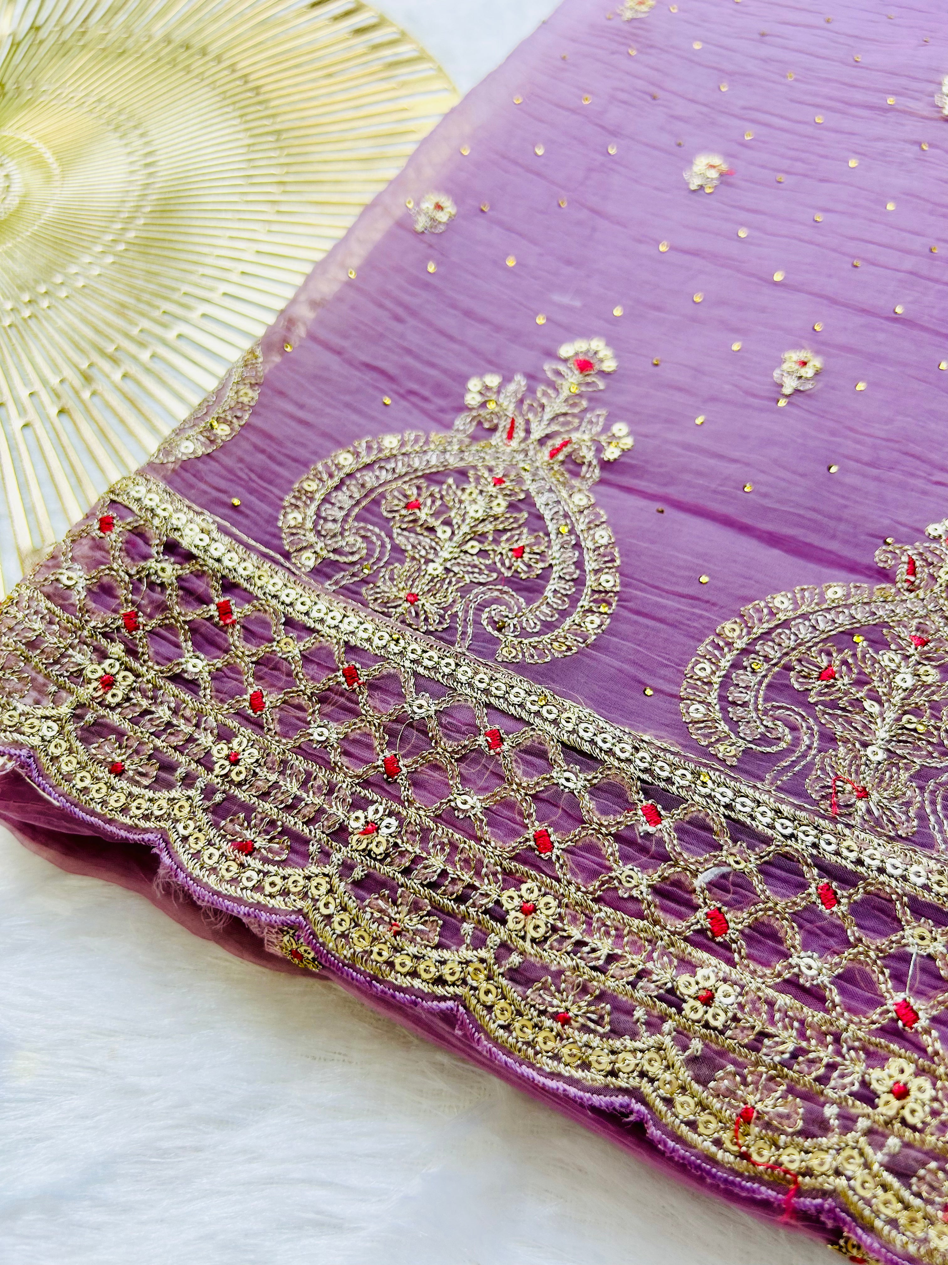 Surili Chiffon -Purple