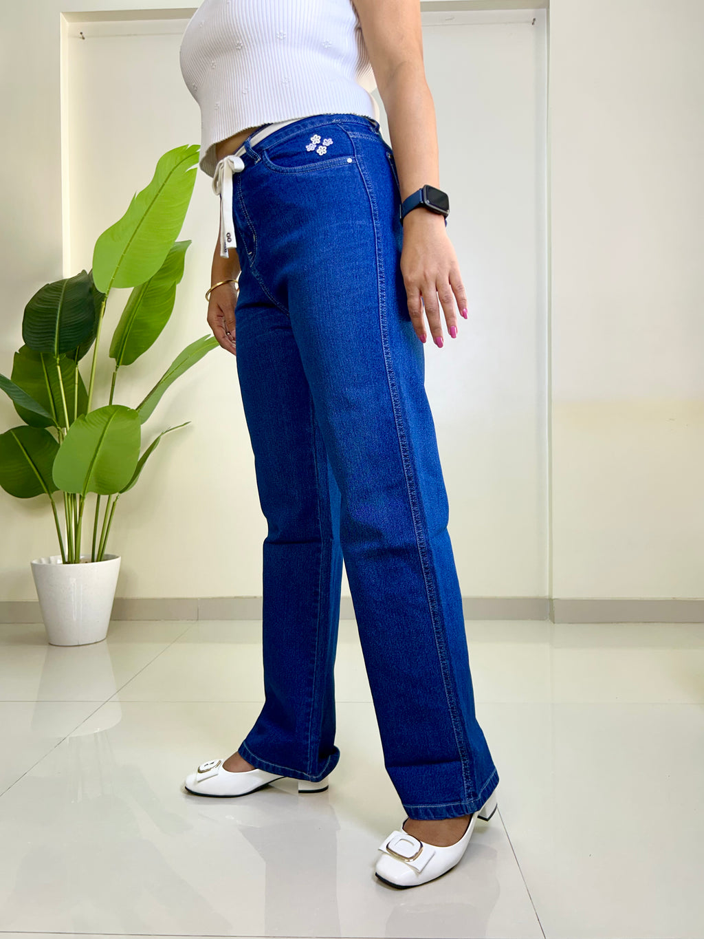 Metrorage - Denim Jeans (with Belt)