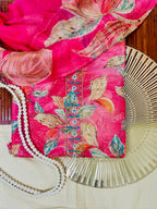 Dress Materials, Suvarnam-2- Pink