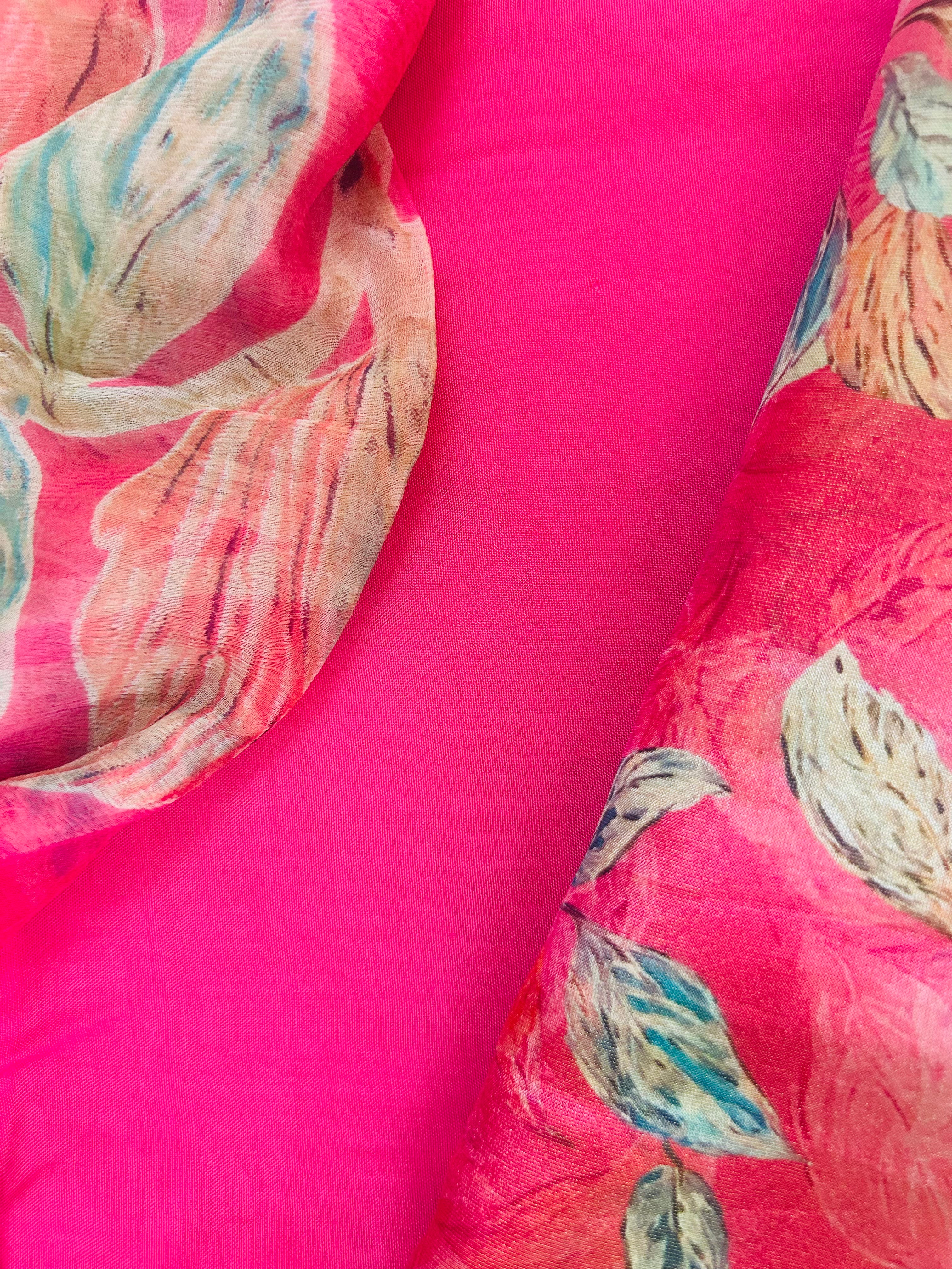 Dress Materials, Suvarnam-2- Pink