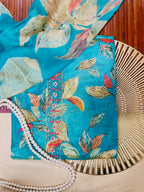 Dress Materials, Suvarnam-2- Blue