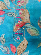 Dress Materials, Suvarnam-2- Blue