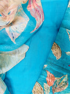 Dress Materials, Suvarnam-2- Blue