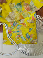 Dress Materials, Suvarnam-2- Yellow