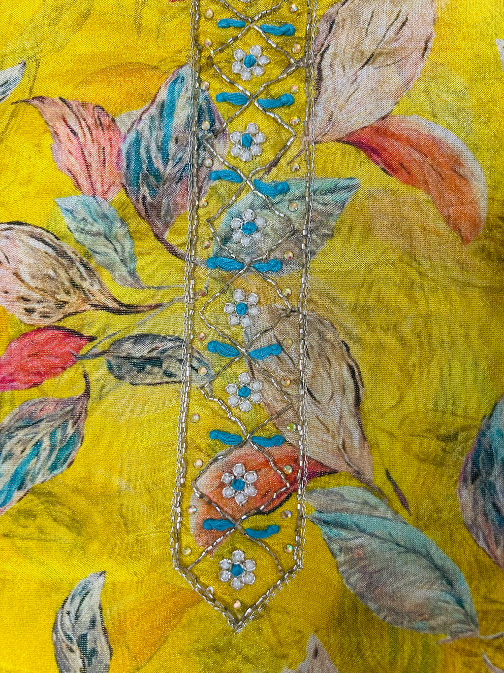 Dress Materials, Suvarnam-2- Yellow